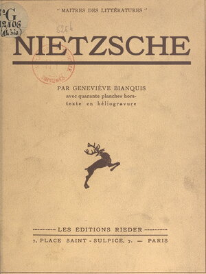 cover image of Nietzsche